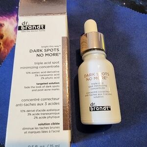 dr. brandt Dark Spots No More Triple Acid Spot Minimizing Concentrate - White